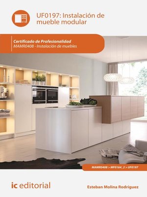 cover image of Instalación de mueble modular. MAMR0408